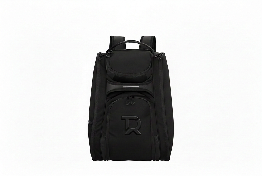 Borsa con logo nero spessorato da circa 5 cm