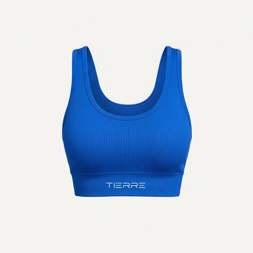 BLU TOP SPORTIVO TIERRE, vista frontale