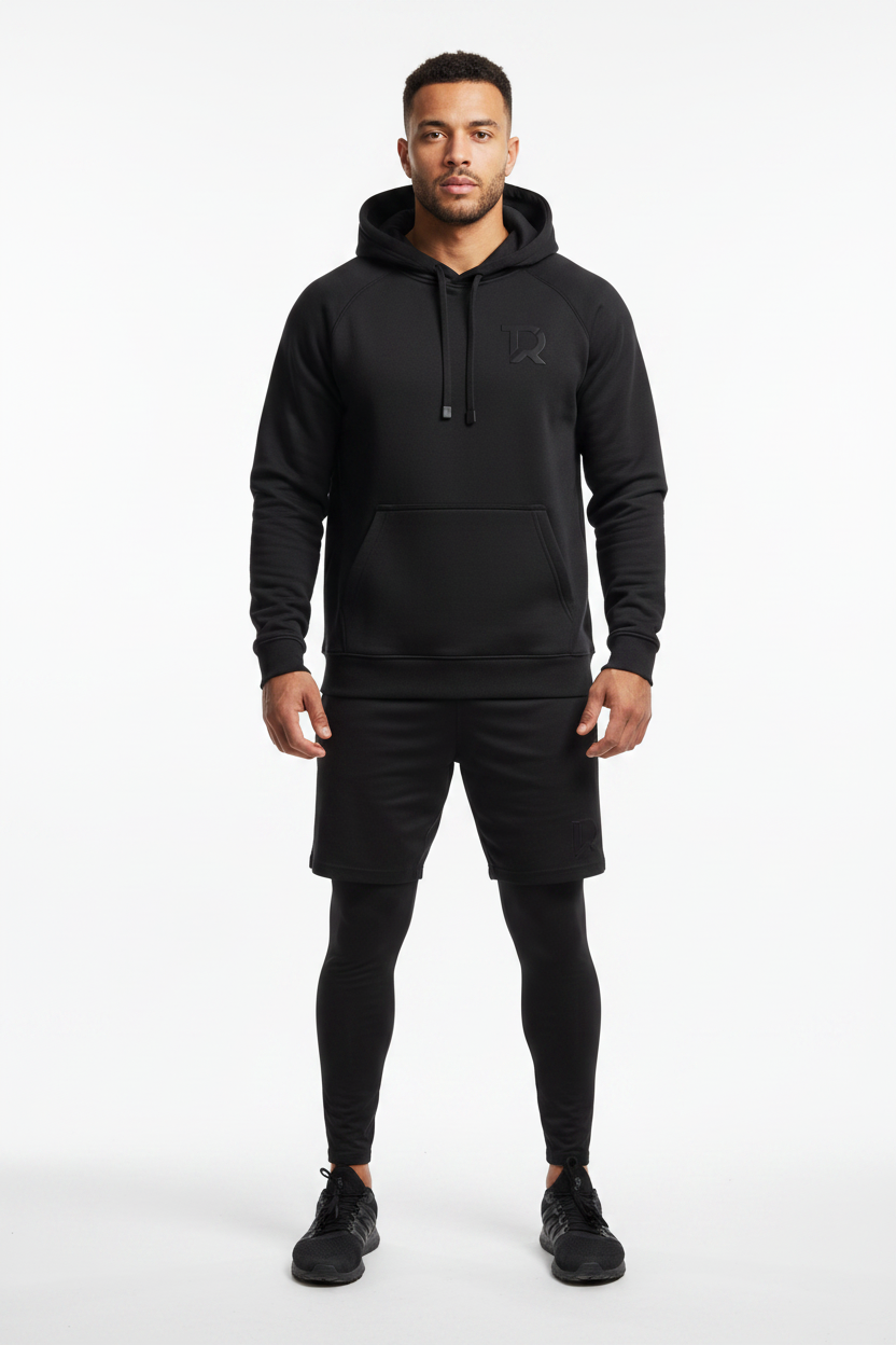 H BLACK indossata - TIERRE SPORTSWEAR