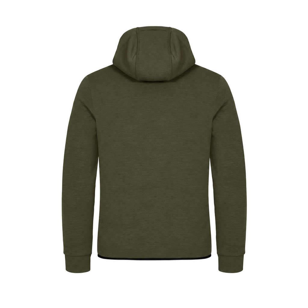 AIRLAYER Full-Zip Hoodie TIERRE verde militare, retro