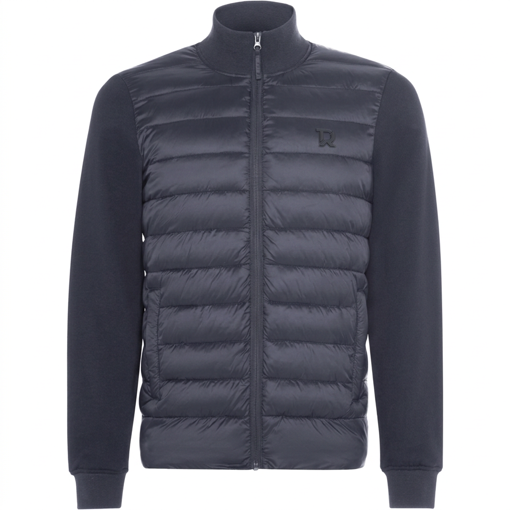 Giacca FULL HYBRID con monogramma piccolo tono su tono in rilievo sul lato cuore