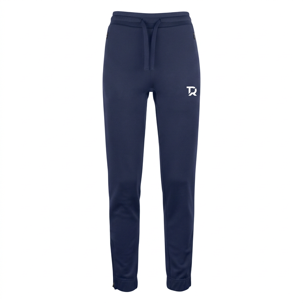 Pantalone Active Blu leggermente meno aderente con logo TR bianco