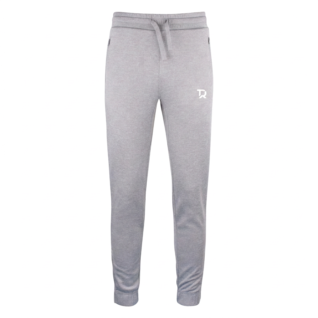 Pantalone Active Grigio Chiaro con logo bianco più piccolo