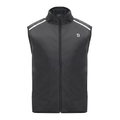 Prima immagine del gilet antivento con monogramma bianco piccolo
